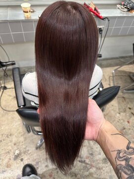 グロウ 渋谷(grow) エクステ付けたままカラー＋トリートメント