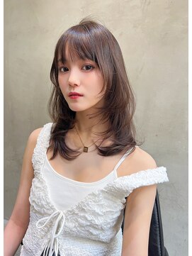 エイチ(H eitf) H【eitf】原宿　表参道　レイヤーカット/ナチュラルブラウン