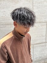 メンズグルーミングナンバーナイン(MEN'S GROOMING NUMBER NINE)&nbsp;姫路ホワイトメッシュ/ツイストスパイラル/【早田隼哉】