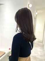 マッシュ 天王寺あべの(MASHU)&nbsp;ブリーチなしの透明感グレージュ×顔まわりレイヤー