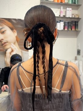 シティ(sity.) 天神 レイヤーカット ブリーチカラー ブラウンカラー