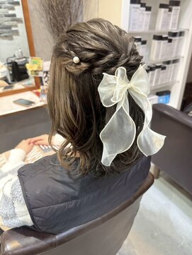 アルモヘアヴォーグ 静岡(ALMO hair VOGUE) ALMO◎結婚式ヘアアレンジ【ハーフアップ】