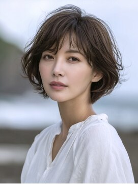 アルトリスト(Altruist Aging×HAIR&SPA) ★ダークアッシュ大人ガーリーボブ着物似合わせカット/髪質改善