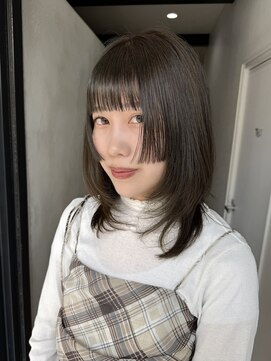 ディレクト(Direct) ショートボブハイライトレイヤーカットヘアセット髪質改善天文館