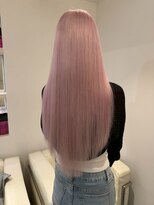 ベレーザ 渋谷(BELEZA)&nbsp;14902ブリーチ＆ダブルカラーベビーピンクホワイトピンク