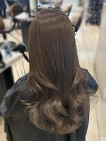 ユーフォリア 銀座本店(Euphoria)&nbsp;ブリーチ無しアッシュベージュ 水素カラー