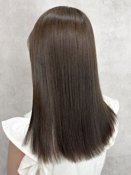 ルノン(LUNON) 暗めカラーグランマッシュデザインカラーフェイスフレーミング