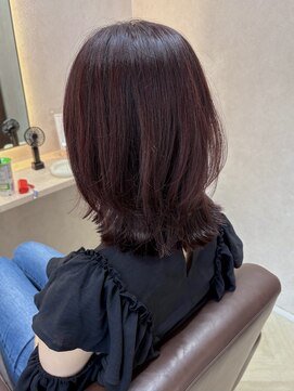 セライロ 千葉(celilo) ミディアムレイヤー ボルドーカラー カシスカラー【momoka】