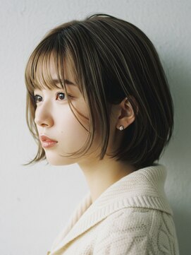 コトナ 越谷店 忙しい30代に人気！越谷の時短ショートボブ×ヘーゼルグレージュ