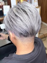 ブレイズヘアー(BLAZEhair)&nbsp;【白髪を味方に】ホワイトシャドールーツ×ブリーチ２回