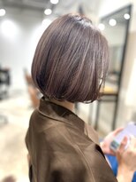 ロスコ(ROTHKO)&nbsp;【暖色で白髪ぼかしハイライトボブ】