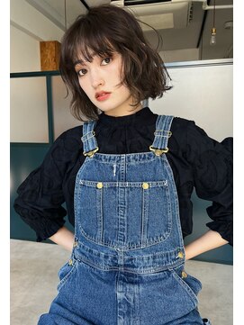 【ON】　ボブ×パーマ