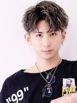 リップス 川崎 アネックス(LIPPS annex) ハイライトかきあげコンママッシュ