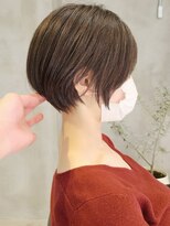 エリマ 横浜西口(elima)&nbsp;横浜西口白髪染めハンサムショートウルフベージュアッシュグレー