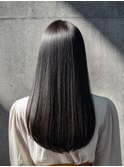 極上ツヤ髪ストレートヘア　髪質改善で作る美髪ロング《中山店》
