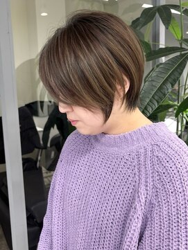 hair salon Heir【4月19日NEW OPEN(予定)】 40代に人気◎トップふんわり若見え白髪ぼかしショート