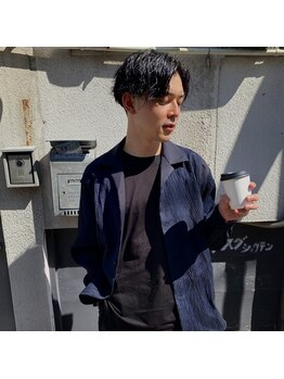 フゥ(Fuuu)の写真/【薬院/メンズ大歓迎】「パーマで雰囲気を作る」最新メンズパーマで垢抜け♪絶壁解消カットで横顔に自信◎