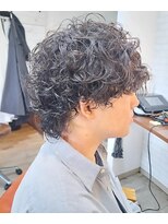 ヘアーサロン カヴィエ(hair salon covie)&nbsp;スパイラルパーマ　ウルフマッシュ　メンズパーマ