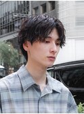 ほつれルーズパーマ ラウンドマッシュ ナチュラルマッシュ
