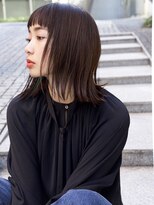 ノラ ヘアーサロン(NORA HAIR SALON)&nbsp;ERI★小顔カット得意スタイリング30秒ミニマム切りっぱなしボブ