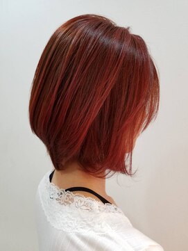 ラチャウ(La.Ciau) ハイライト＆レッドカラー