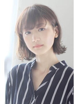 モッズ ヘア 富山店 ボブ 7 毛先外はねニュアンスカール