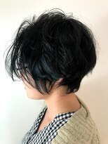 e.m.a プレミアムビューティーサロン 栄駅店(e.m.a PREMIUM BEAUTY SALON)&nbsp;ブルーハイライト/ハンサムショート