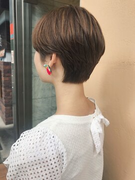 フロート 小阪店(float) 大人ショート_クールショート　ピンクグレージュ　ボブルフ