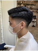 【MITSU】フェードカット×サイドパートアップバング