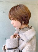 【石田勇士郎】インナーカラー髪質改善厚めバングスリークボブ
