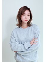 ユニックス アリオ上尾店(UNIX)&nbsp;大人外ハネくびれヘア[グレージュカラー/ニュアンスカラー]