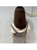 シルクストレート×ケアカラー アースカラー