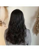 ヘアドゥーレディバグ 大和八木店(HAIR DO LADY BUG)&nbsp;ロング黒髪×パーマ