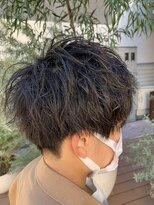アース 菊名店(HAIR&MAKE EARTH) 爽やかメンズ☆ビジネスショートマッシュ黒髪透明感カラー