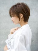 前髪あり大人ショート20代30代40代【AIN.表参道】川原大地