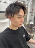 メンズ ツイストスパイラルパーマ