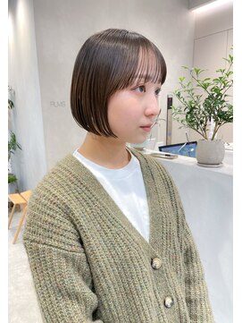 フィルムス 渋谷(FILMS) ショートボブ/切りっぱなしボブ/ショートカット/ショート/外はね