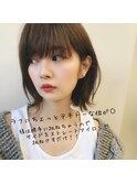 [代々木]ナチュラルピンクスイートAラインの甘辛ショートボブ