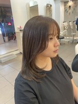 インデックスヘアー 錦糸町店(in'dex hair)&nbsp;髪質改善グレージュカラーカーキベージュレイヤーロング錦糸町