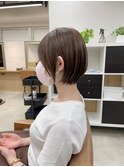 小顔丸みショート/くびれヘア/大人ショート[横浜駅]
