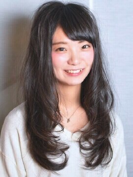 コーボ 柏(COVO) 【COVO柏/小鴨俊彦】黒髮大人かわいい内巻き厚めバング