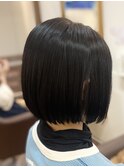 30代40代50代/大人ボブ/黒髪スタイル