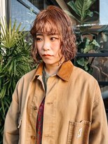 ヴヴ(Bub)&nbsp;perm bob/ニュアンスパーマ　艶感　ブラウンカラー