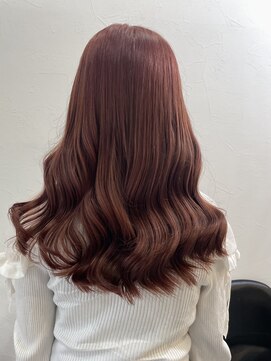 ラビスモア(Lovis moa) 切りっぱなしボブ/ピンクブラウン/エアリーロング/美髪のススメ