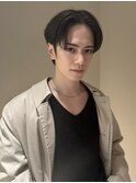 ダウンパーマニュアンスパーマセンターパートコンマヘア髪質改善