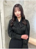 【藤田真由】少しモードな姫カット《大阪梅田駅》