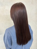 ビスクヘアデザイン(bisq hair design)&nbsp;髪質改善カラー　艶カラー　ブラウンカラー　ミディアム