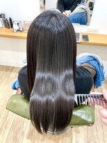 グリーンルームセカンド 結城店(GREEN ROOM. 2nd)&nbsp;シフォンベージュ/髪質改善/縮毛矯正/アイスラテ/30代/40代