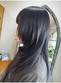 顔周りからしっかりめのレイヤースタイル