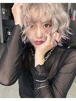 リノート バイ エゴル 名古屋(LINOET by ENGOL)&nbsp;保存必須【海外風ハイトーンボブ】ソバージュボブ